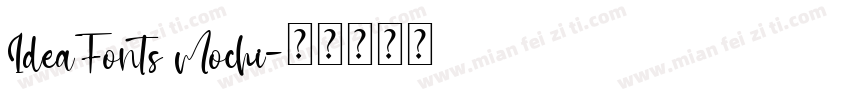 IdeaFonts Mochi字体转换